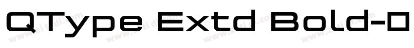 QType Extd Bold字体转换